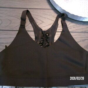 Victoria’s Secret: Victoria Sport Black Sports Bra Minimum Support Ultra Light L